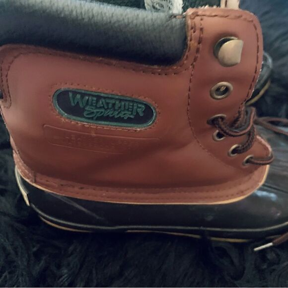 Weather Spirits Leather Waterproof Duck Boots Size 9 - Picture 3 of 16